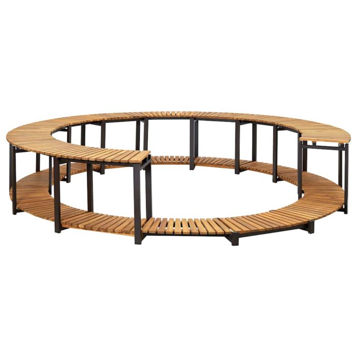 vidaXL Bassengkant 273×53 cm heltre akasie