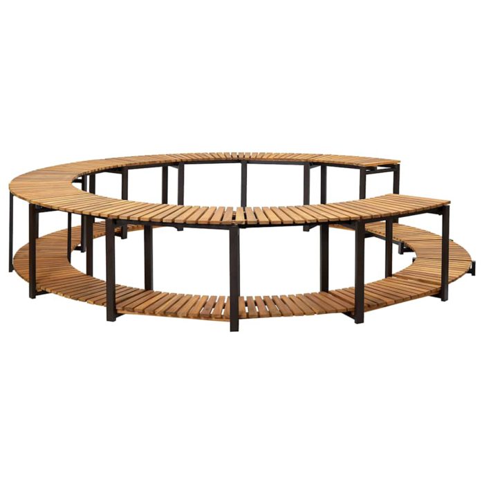 vidaXL Bassengkant 273×53 cm heltre akasie