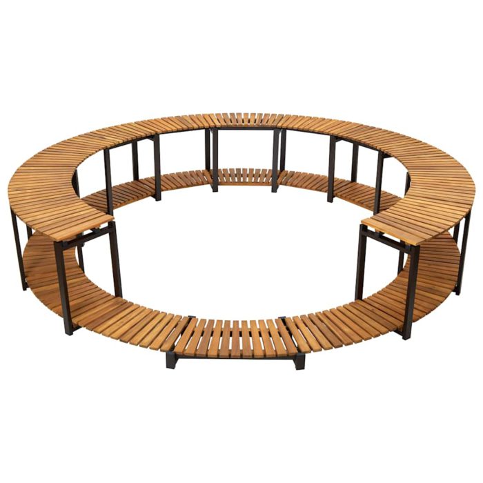 vidaXL Bassengkant 273×53 cm heltre akasie