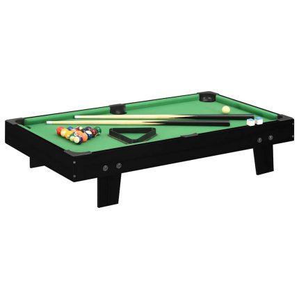 vidaXL Biljardbord mini 92x52x19 cm svart og grønn