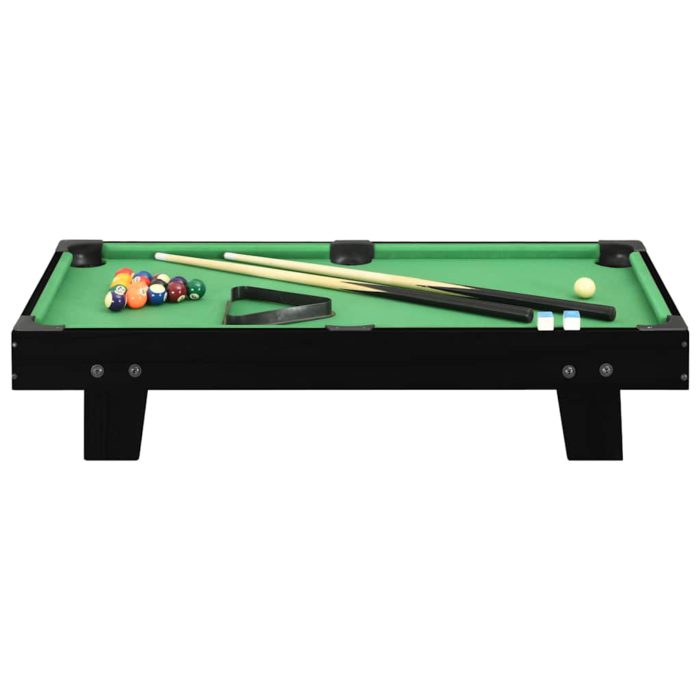 vidaXL Biljardbord mini 92x52x19 cm svart og grønn