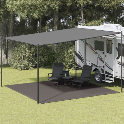 vidaXL Teltteppe 400×400 cm antrasitt