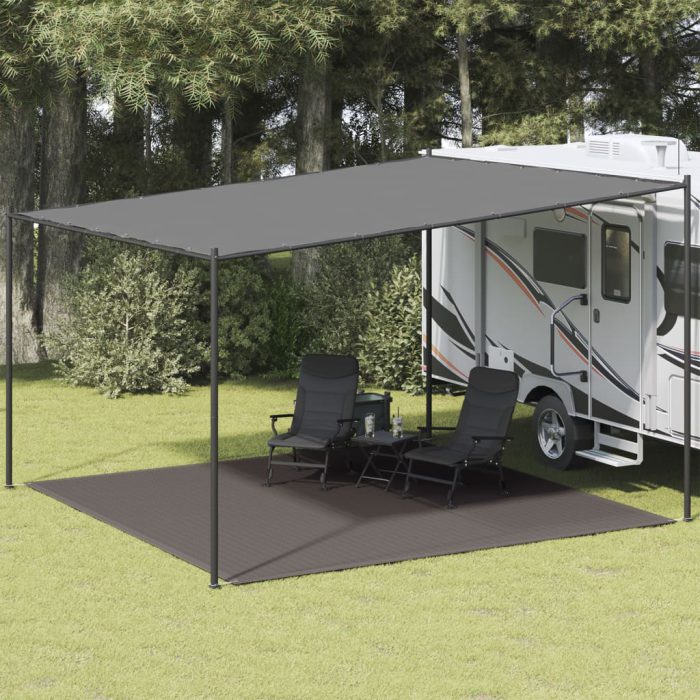 vidaXL Teltteppe 400×400 cm antrasitt