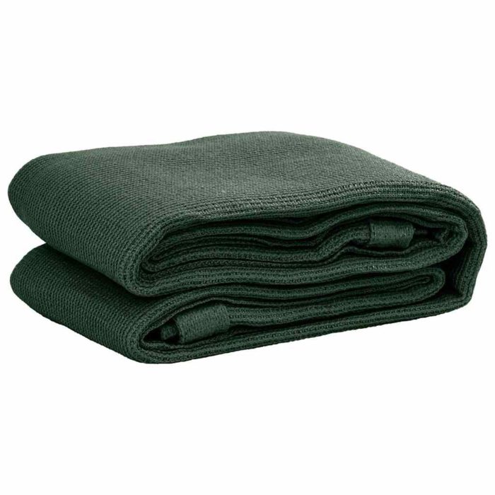 vidaXL Teltteppe 400×800 cm mørkegrønn HDPE