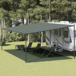 vidaXL Teltteppe 400×800 cm mørkegrønn HDPE