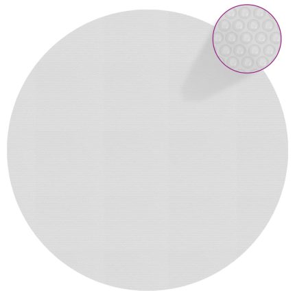 vidaXL Flytende solarduk til basseng PE 455 cm grå