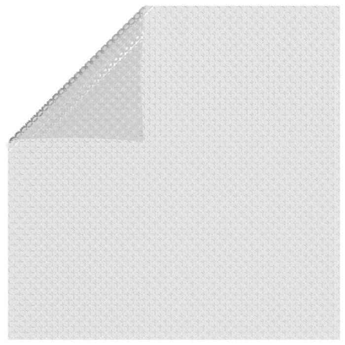 vidaXL Flytende solarduk til basseng PE 260×160 cm grå