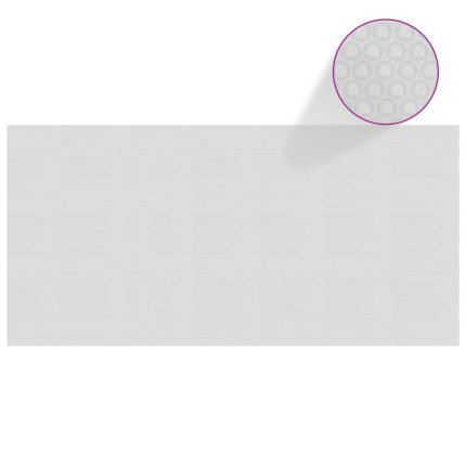 vidaXL Flytende solarduk til basseng PE 450×220 cm grå