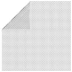 vidaXL Flytende solarduk til basseng PE 450×220 cm grå