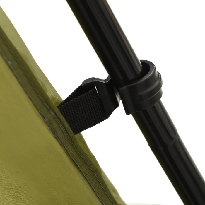 vidaXL Bassengtelt stoff 590x520x250 cm grønn