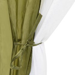 vidaXL Bassengtelt stoff 660x580x250 cm grønn