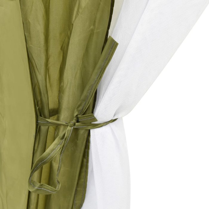 vidaXL Bassengtelt stoff 660x580x250 cm grønn