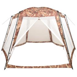 vidaXL Bassengtelt stoff 500x433x250 cm kamuflasje