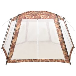 vidaXL Bassengtelt stoff 660x580x250 cm kamuflasje