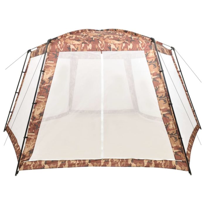 vidaXL Bassengtelt stoff 660x580x250 cm kamuflasje