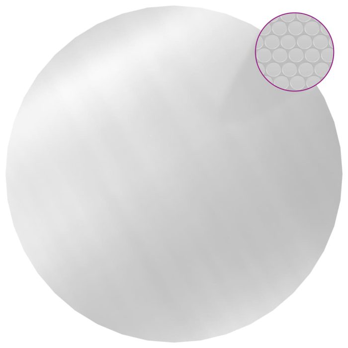 vidaXL Bassengtrekk sølv 381 cm PE