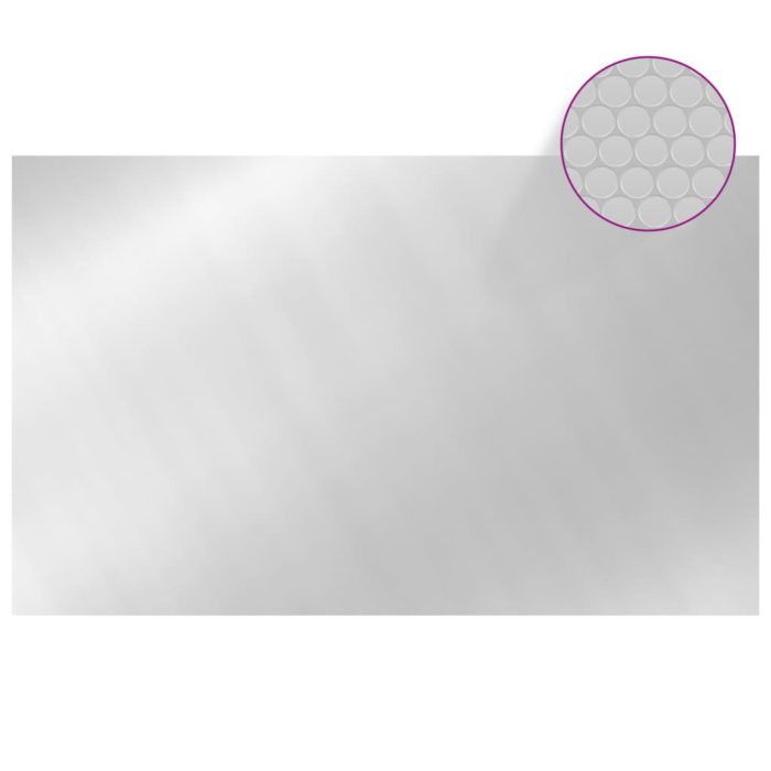 vidaXL Bassengtrekk sølv 260×160 cm PE