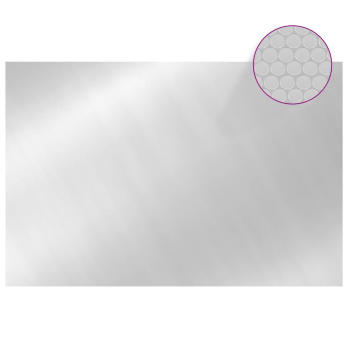 vidaXL Bassengtrekk sølv 300×200 cm PE