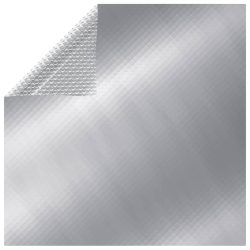 vidaXL Bassengtrekk sølv 400×200 cm PE