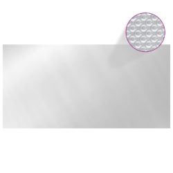 vidaXL Bassengtrekk sølv 400×200 cm PE
