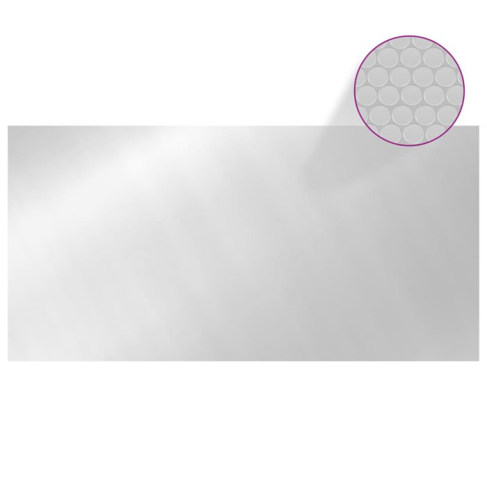 vidaXL Bassengtrekk sølv 600×300 cm PE