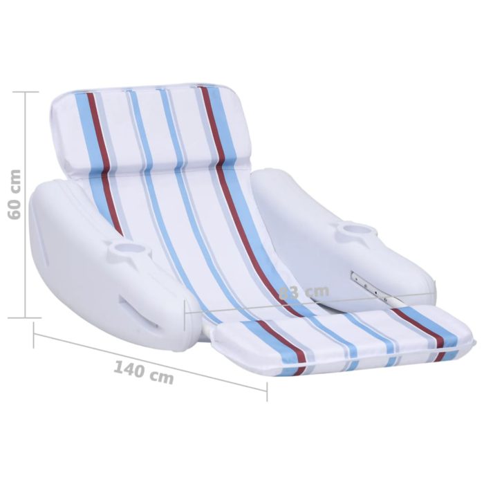 vidaXL Bassengstol 140x83x60 cm
