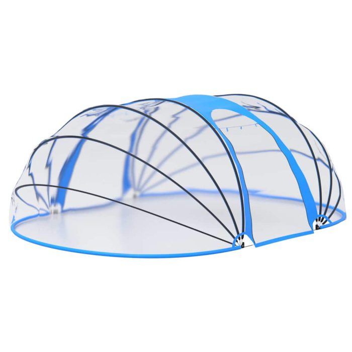 vidaXL Bassengkuppel oval 530x410x210 cm