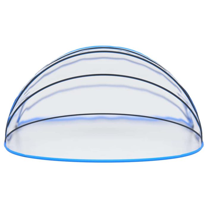 vidaXL Bassengkuppel oval 530x410x210 cm
