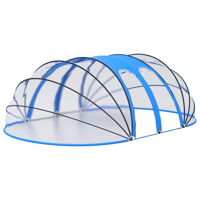 vidaXL Bassengkuppel oval 620x410x210 cm
