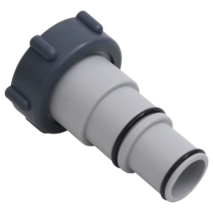 vidaXL Bassengslangeadapter 2 stk plast