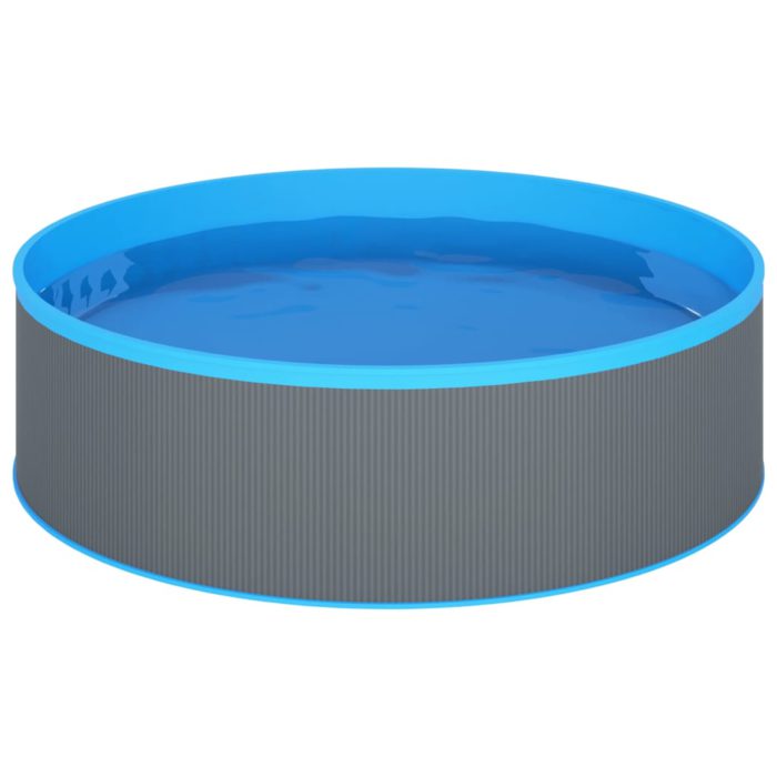 vidaXL Plaskebasseng 350×90 cm grå