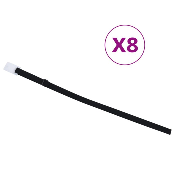 vidaXL Universelt Opprulle-tilbehør for bassengtrekk 8 stk 1,8 m