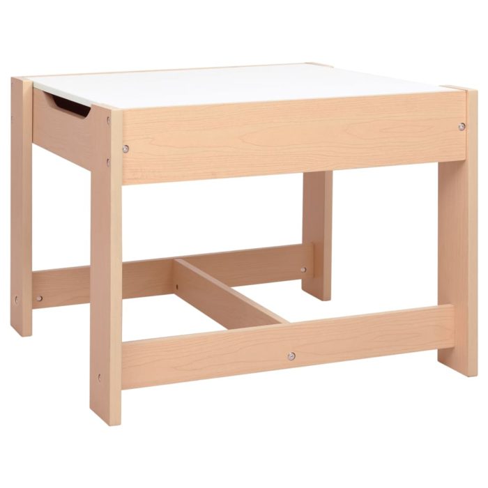 vidaXL Barnebord med 2 stoler MDF