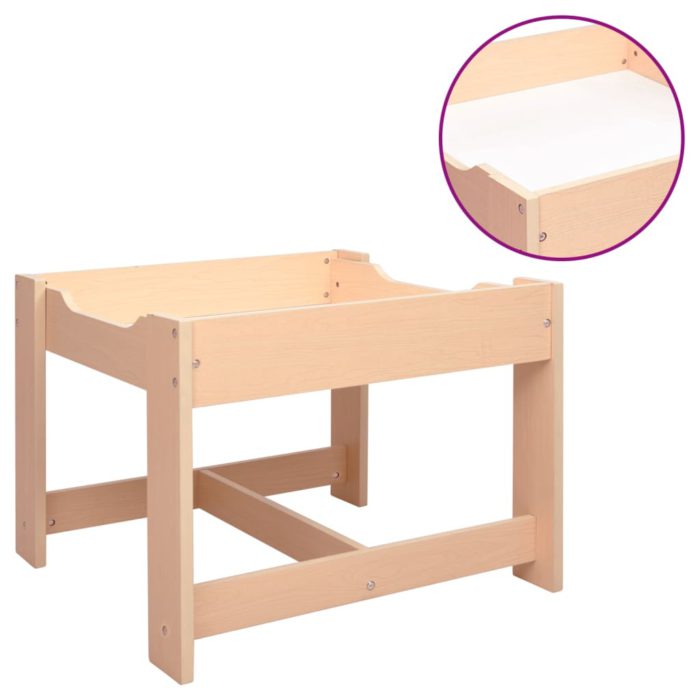vidaXL Barnebord med 2 stoler MDF