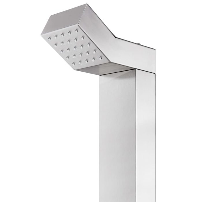 vidaXL Hagedusj 220 cm rustfritt stål