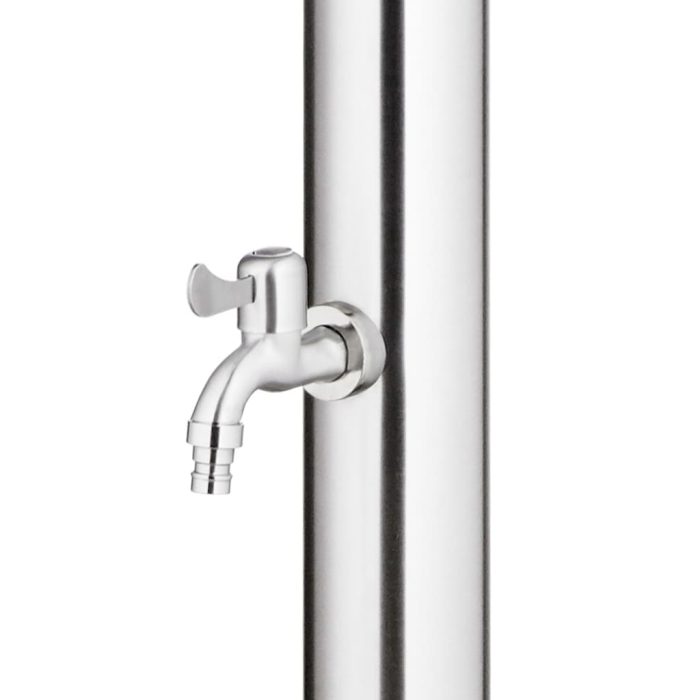 vidaXL Hagedusj 215 cm rustfritt stål