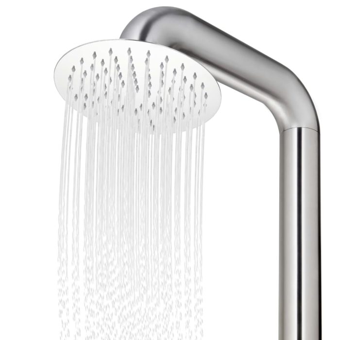 vidaXL Hagedusj 225 cm rustfritt stål