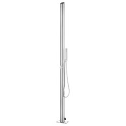 vidaXL Hagedusj 220 cm rustfritt stål