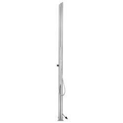 vidaXL Hagedusj 220 cm rustfritt stål