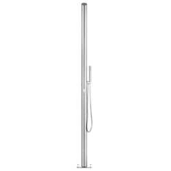 vidaXL Hagedusj 220 cm rustfritt stål