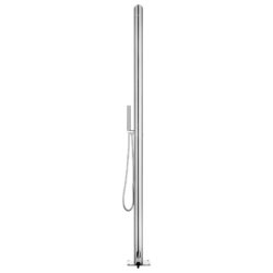 vidaXL Hagedusj 220 cm rustfritt stål