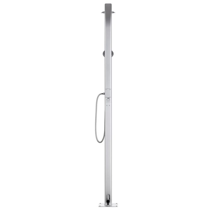 vidaXL Hagedusj 215 cm aluminium