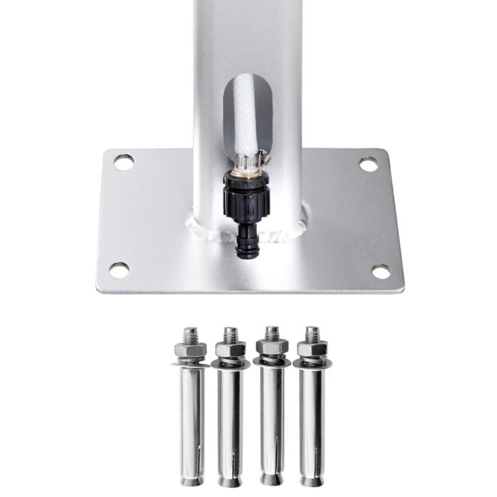 vidaXL Hagedusj 215 cm aluminium