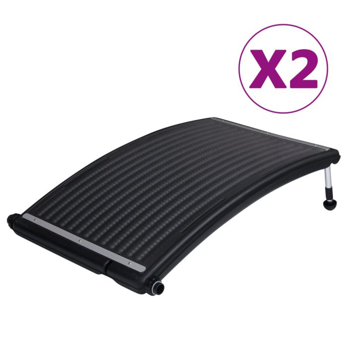vidaXL Solcellepanel for basseng buet 2 stk 110×65 cm