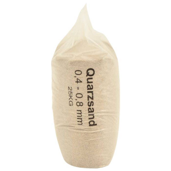 vidaXL Filtersand 25 kg 0,4-0,8 mm