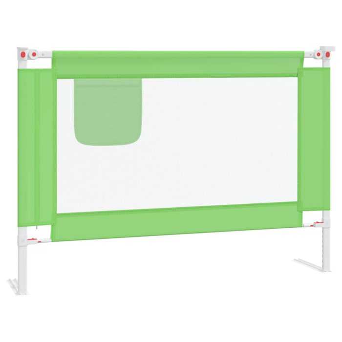 vidaXL Sengehest småbarn grønn 90×25 cm stoff