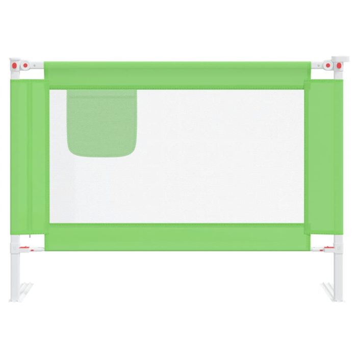 vidaXL Sengehest småbarn grønn 90×25 cm stoff