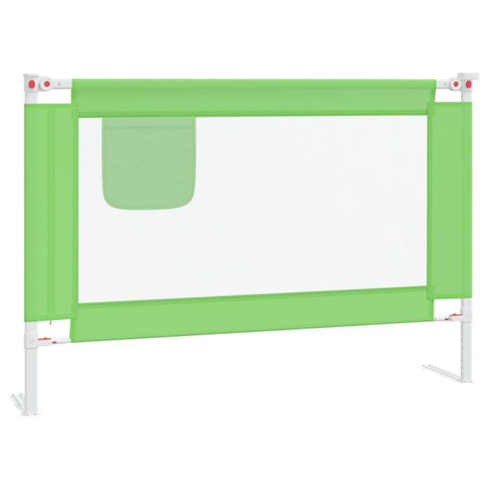 vidaXL Sengehest småbarn grønn 100×25 cm stoff