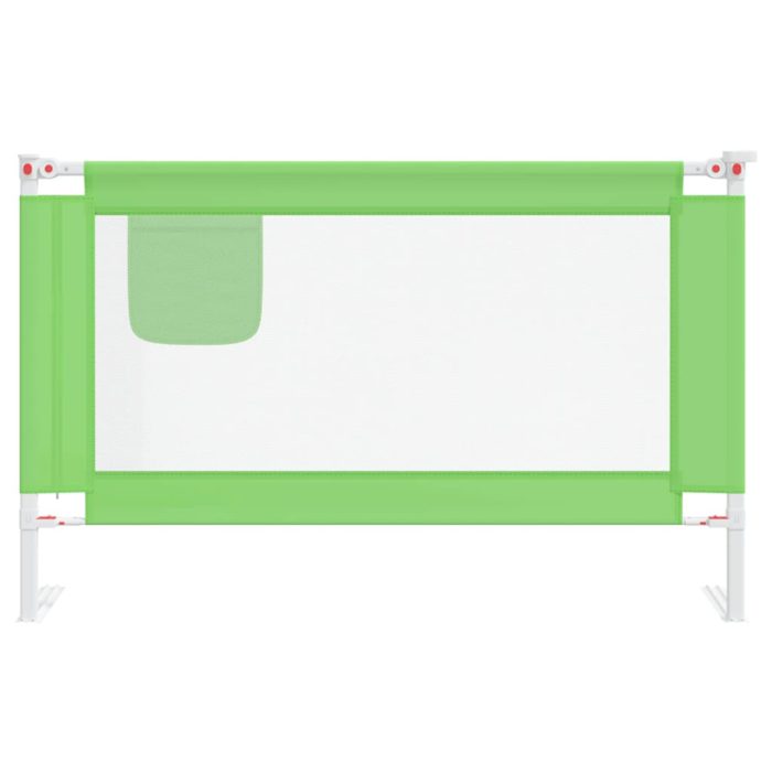 vidaXL Sengehest småbarn grønn 120×25 cm stoff