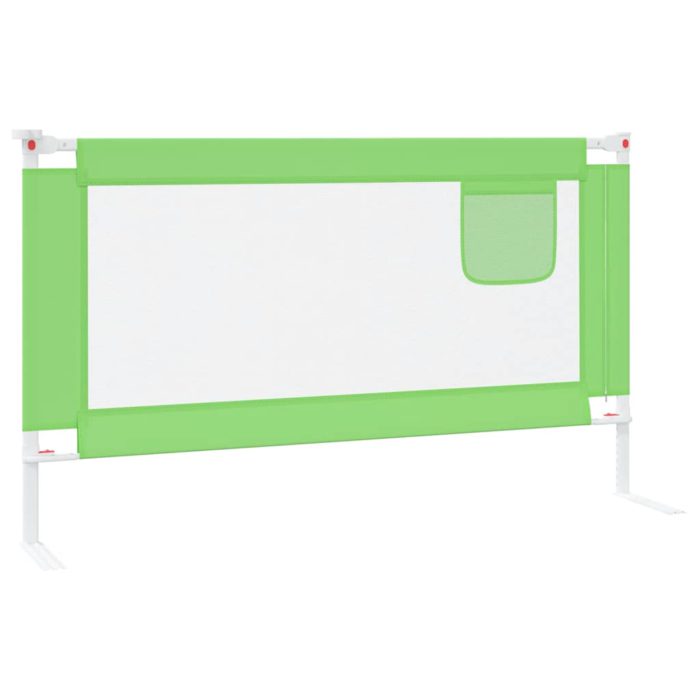 vidaXL Sengehest småbarn grønn 140×25 cm stoff